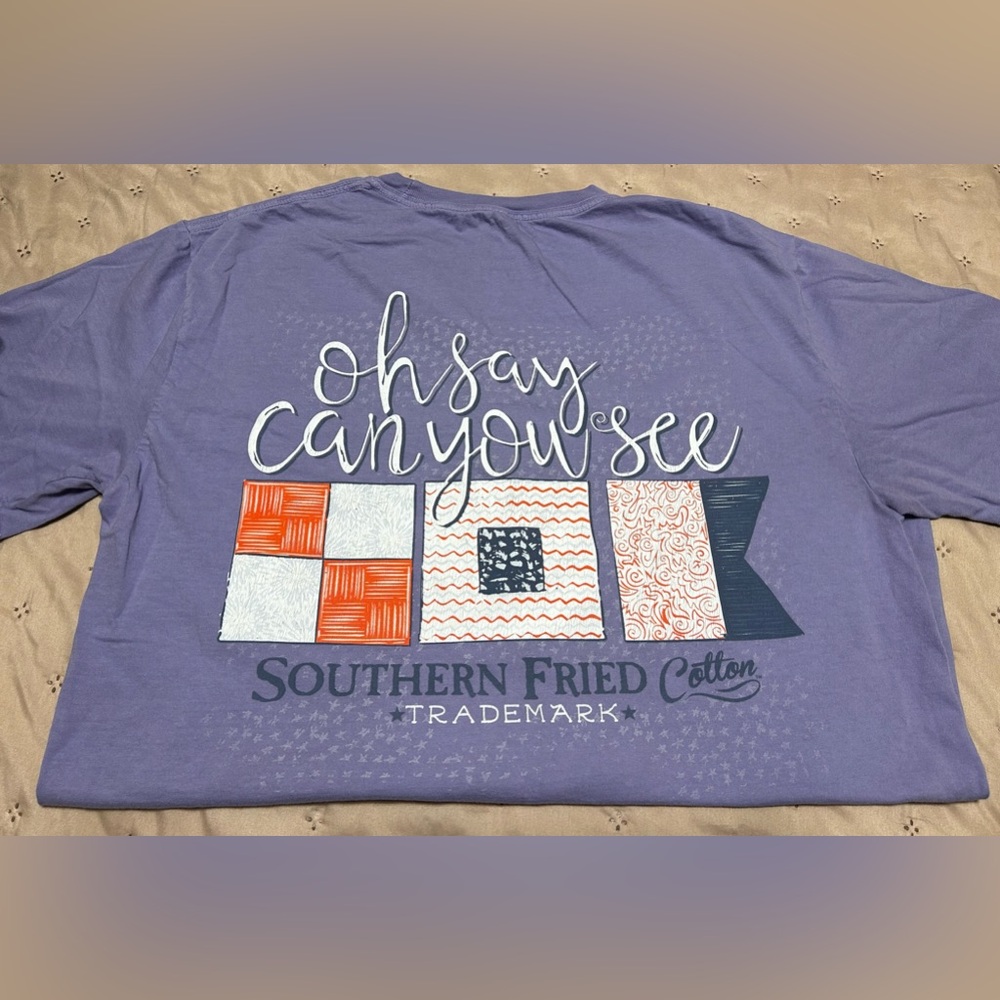 Southern Fried Cotton T Shirt Size M